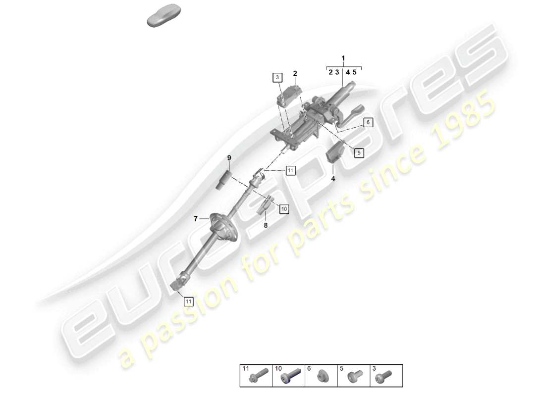 VIEW PARTS DIAGRAMS FROM THE PORSCHE PANAMERA PARTS CATALOGUE a part diagram from the porsche panamera parts catalogue