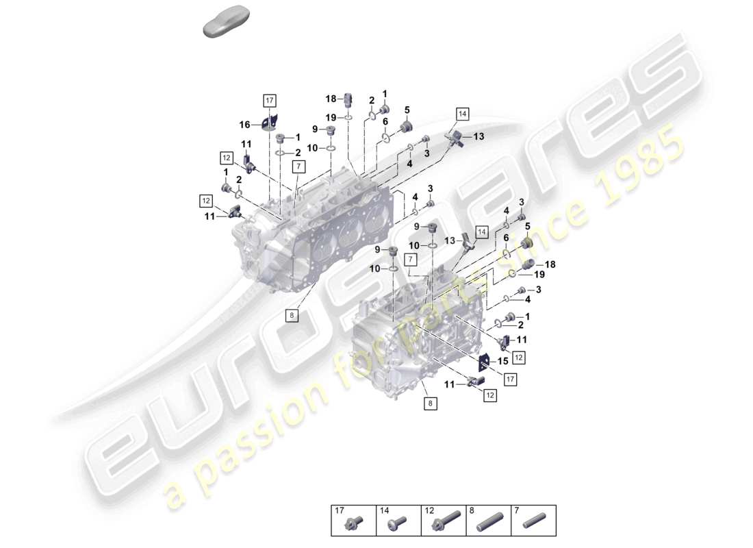 VIEW PARTS DIAGRAMS FROM THE PORSCHE 992 PARTS CATALOGUE a part diagram from the porsche 992 parts catalogue