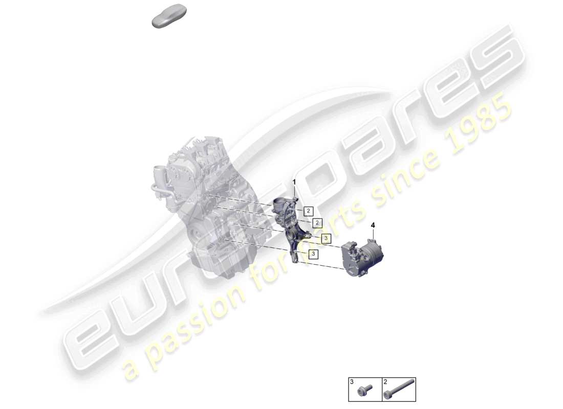 VIEW PARTS DIAGRAMS FROM THE PORSCHE CAYENNE PARTS CATALOGUE a part diagram from the porsche cayenne parts catalogue