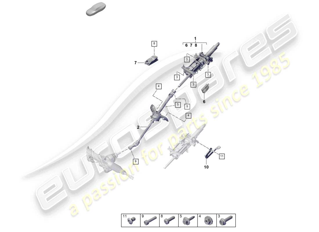 part diagram containing part number n 10518405
