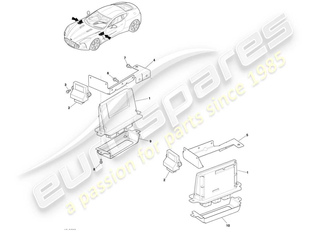 part diagram containing part number 12023-03-8351-ac