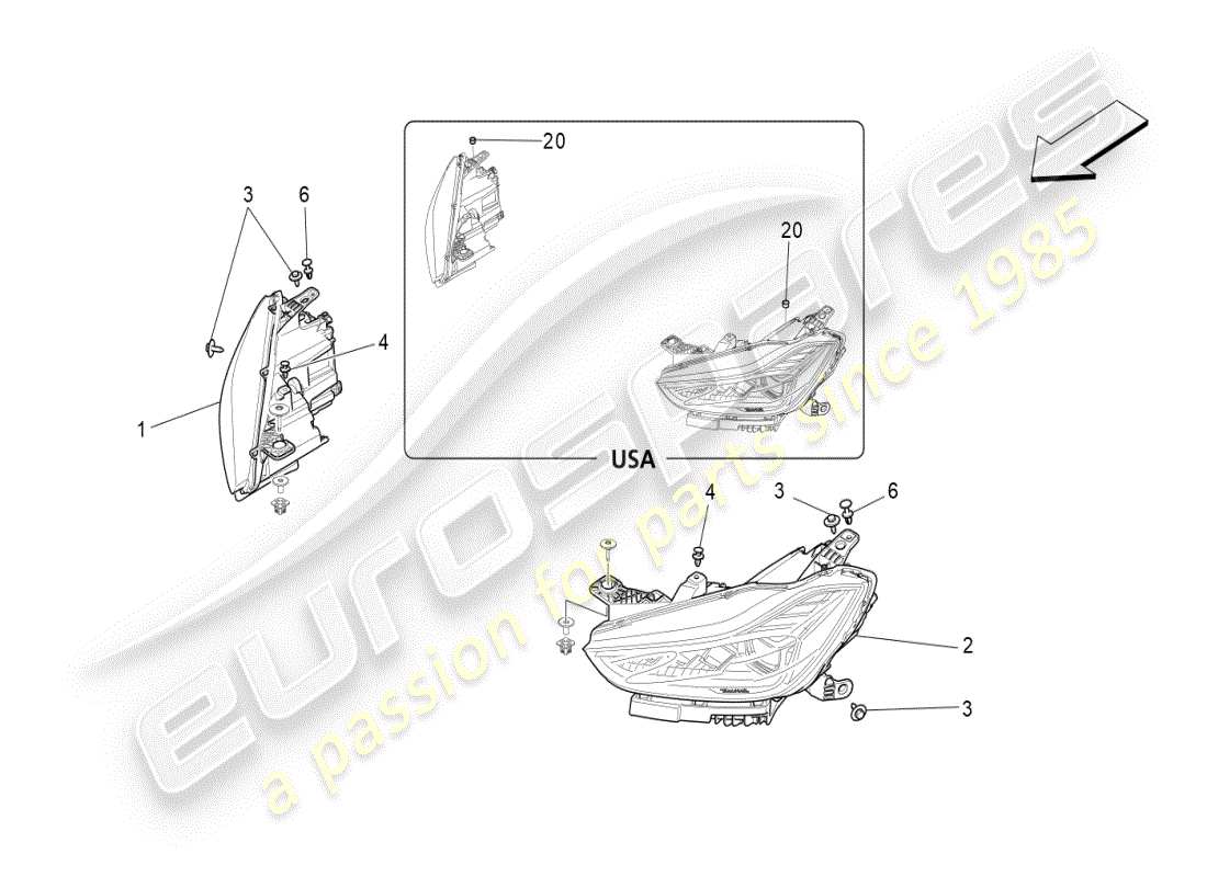part diagram containing part number 670106170