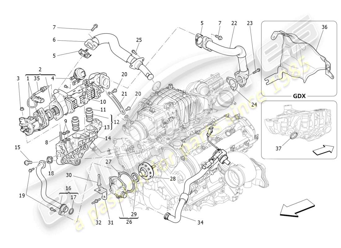 part diagram containing part number 673001216