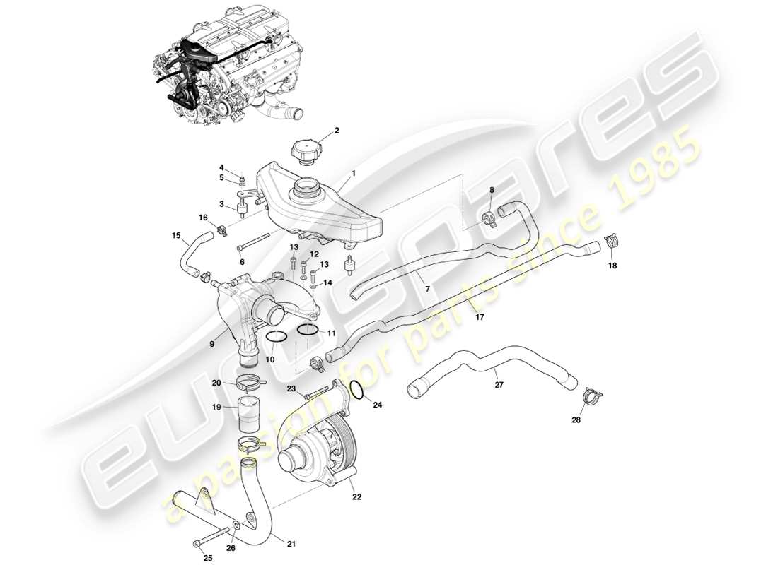 part diagram containing part number ay93-8527-xa