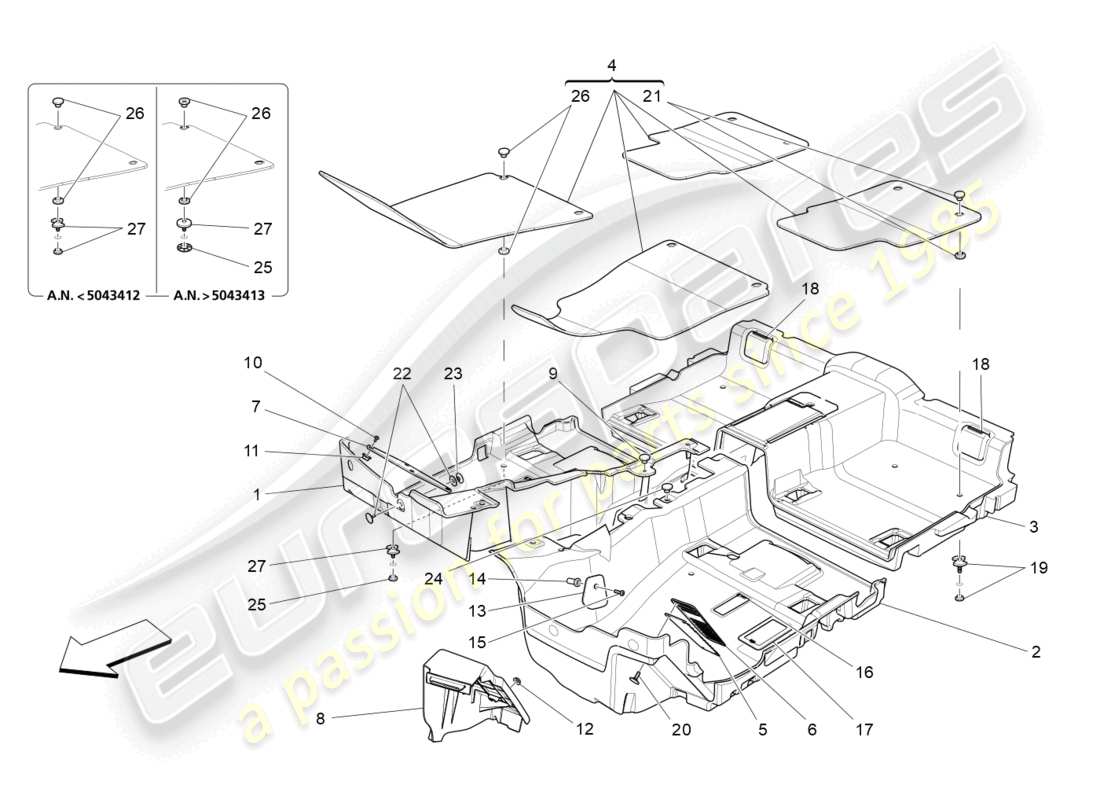 part diagram containing part number 670070070