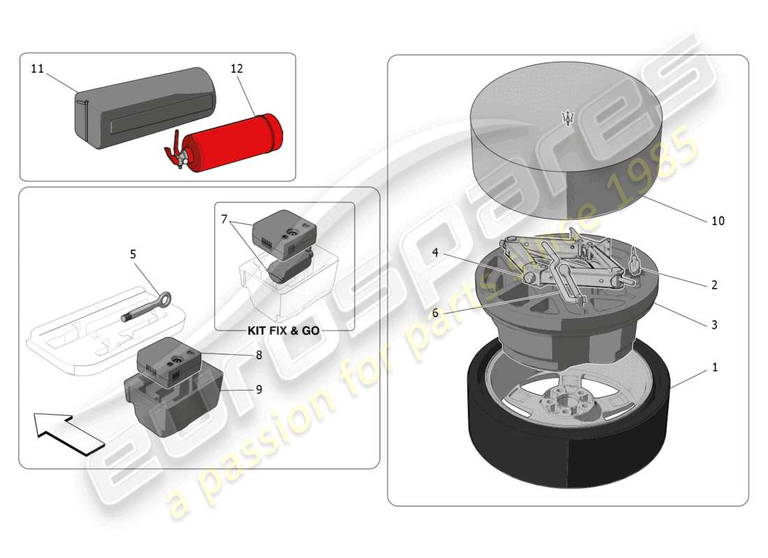 part diagram containing part number 675001719