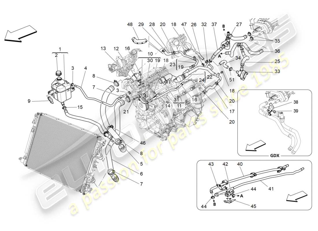 part diagram containing part number 46328744