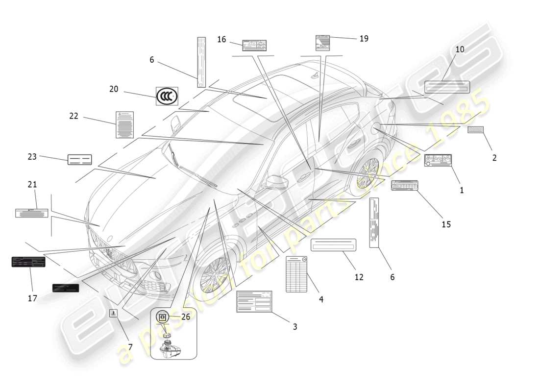 part diagram containing part number 980156670