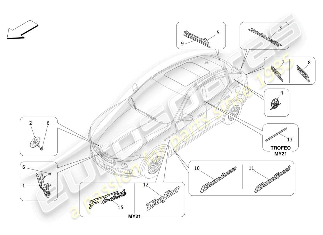 part diagram containing part number 670162569