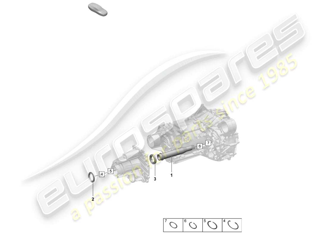 part diagram containing part number paf009685