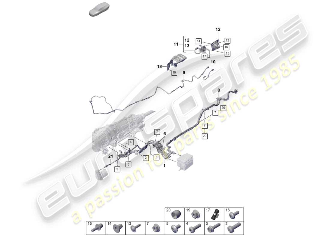part diagram containing part number paf908173