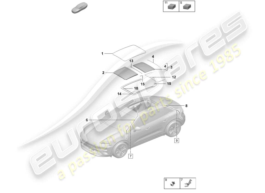 part diagram containing part number 95c877204b