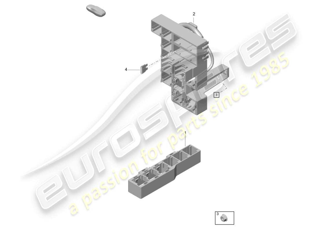 a part diagram from the porsche boxster parts catalogue