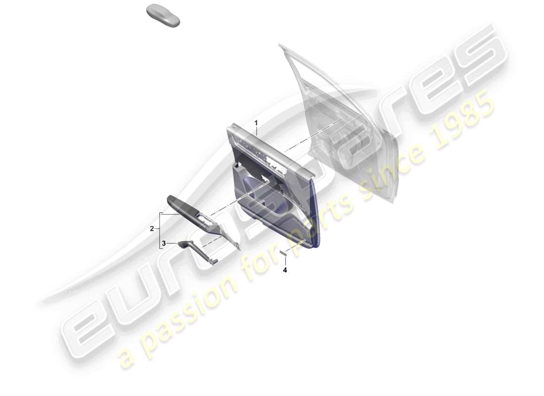 a part diagram from the porsche cayenne parts catalogue