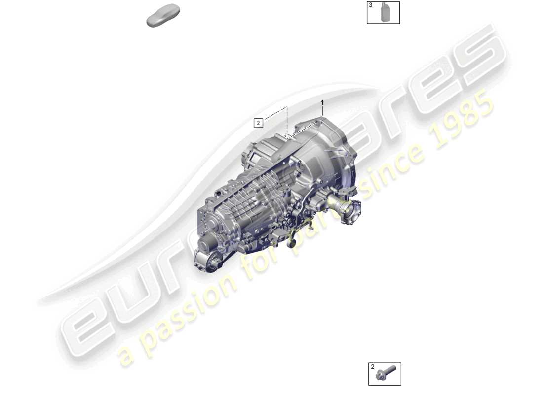 porsche 2024 (992-2 gt3/rs/st) manual gearbox transmission fluid parts diagram
