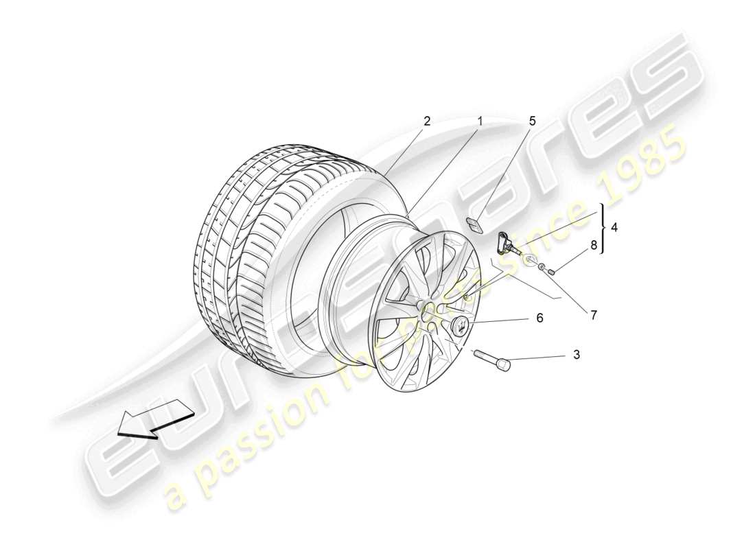 part diagram containing part number 980161005
