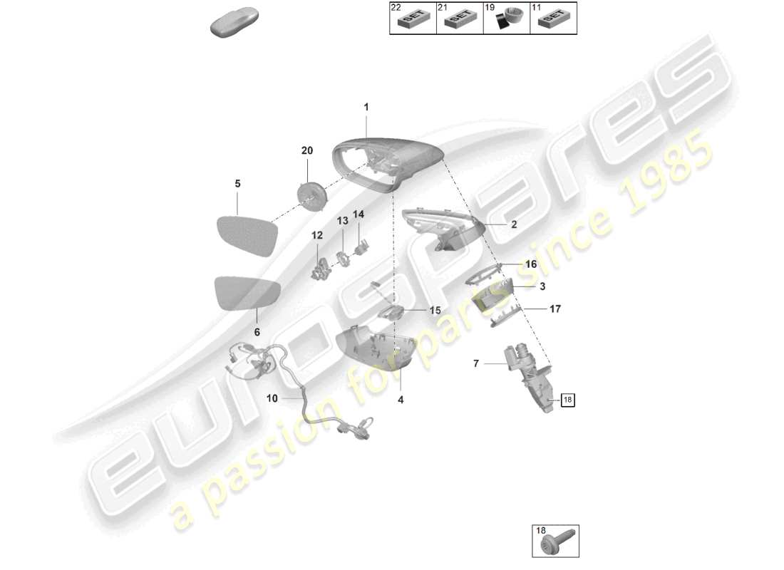 part diagram containing part number 992097022b