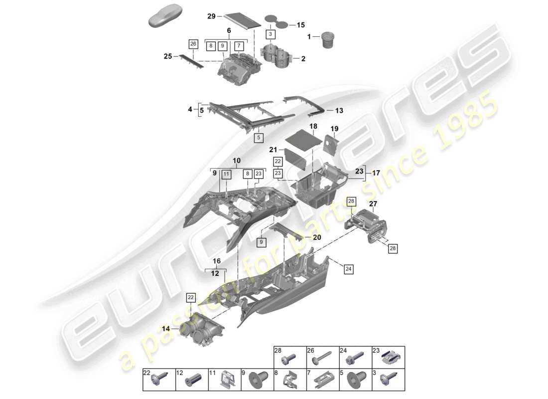 part diagram containing part number 976863162 blk