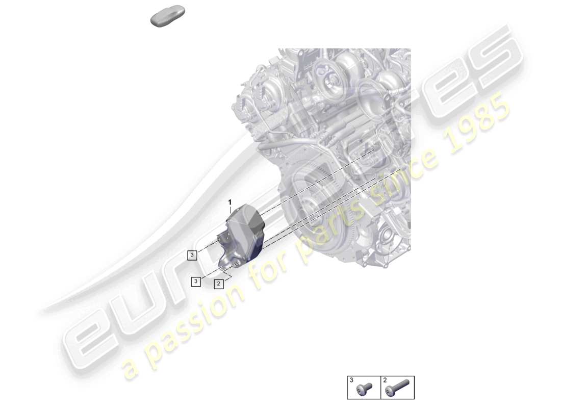 porsche 2025 (panamera 976) fuel system cover part diagram