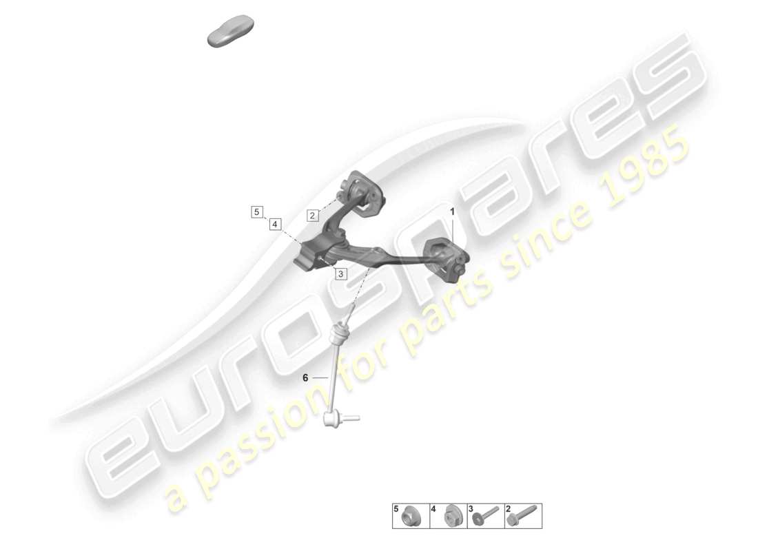 porsche 2026 (992-2 gt3/rs/st) wishbone upper part diagram
