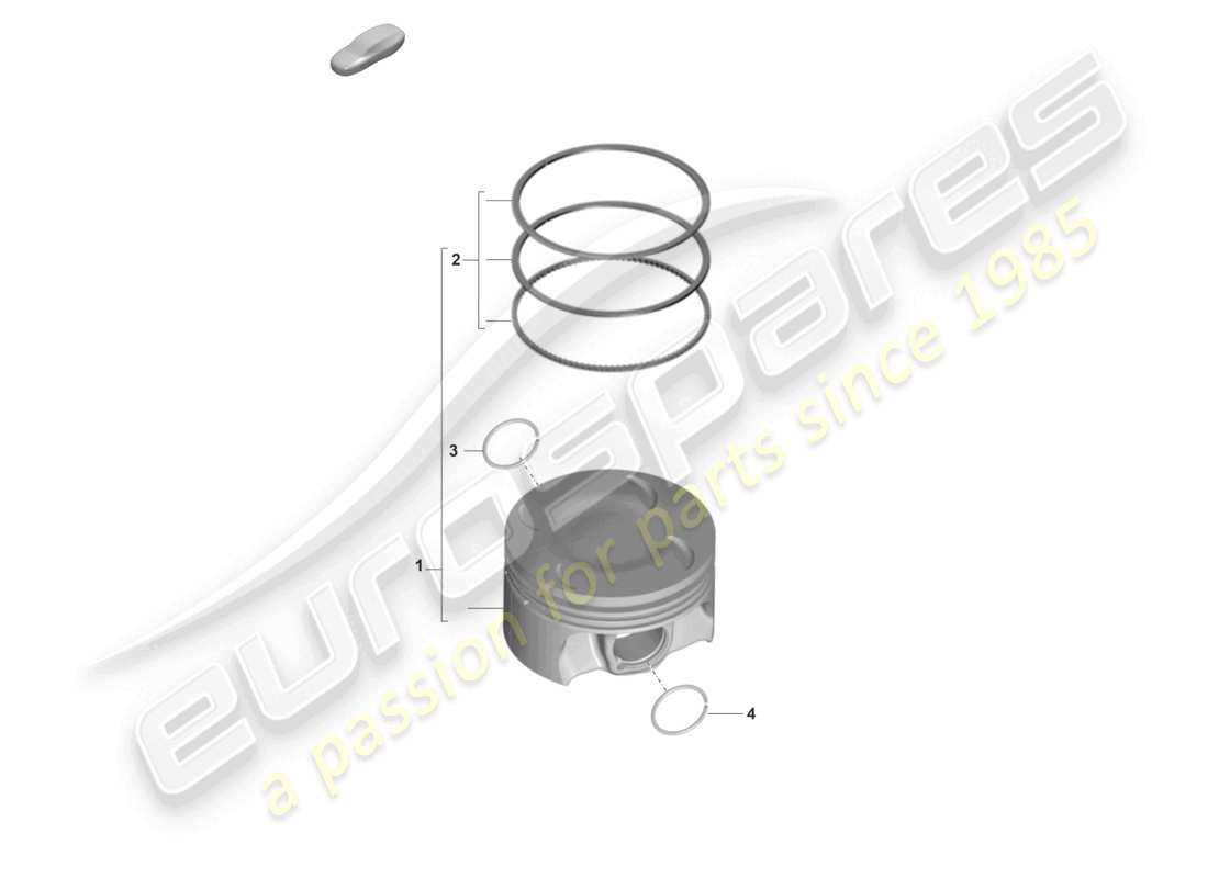 a part diagram from the porsche cayenne parts catalogue