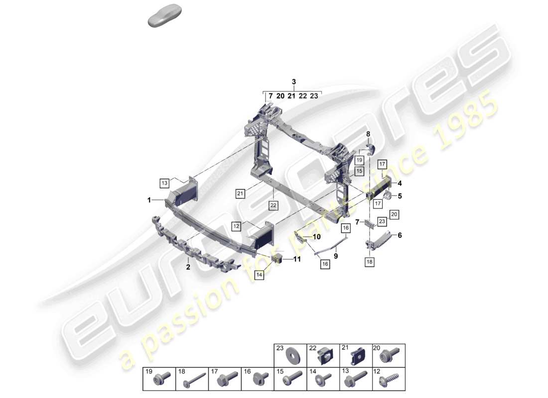 part diagram containing part number 9y0807109c
