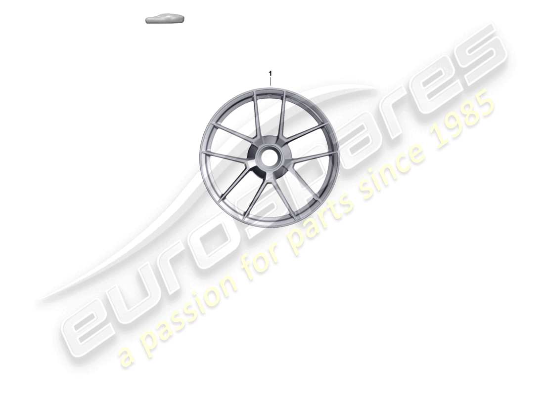 porsche 2026 (992-2) alloy wheel with central locking part diagram