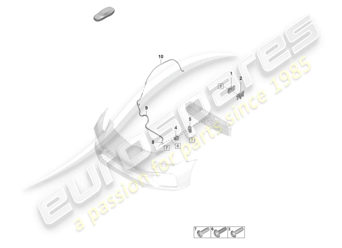 porsche 2023 (panamera 971-2) individual parts for vehicles with night vision system part diagram