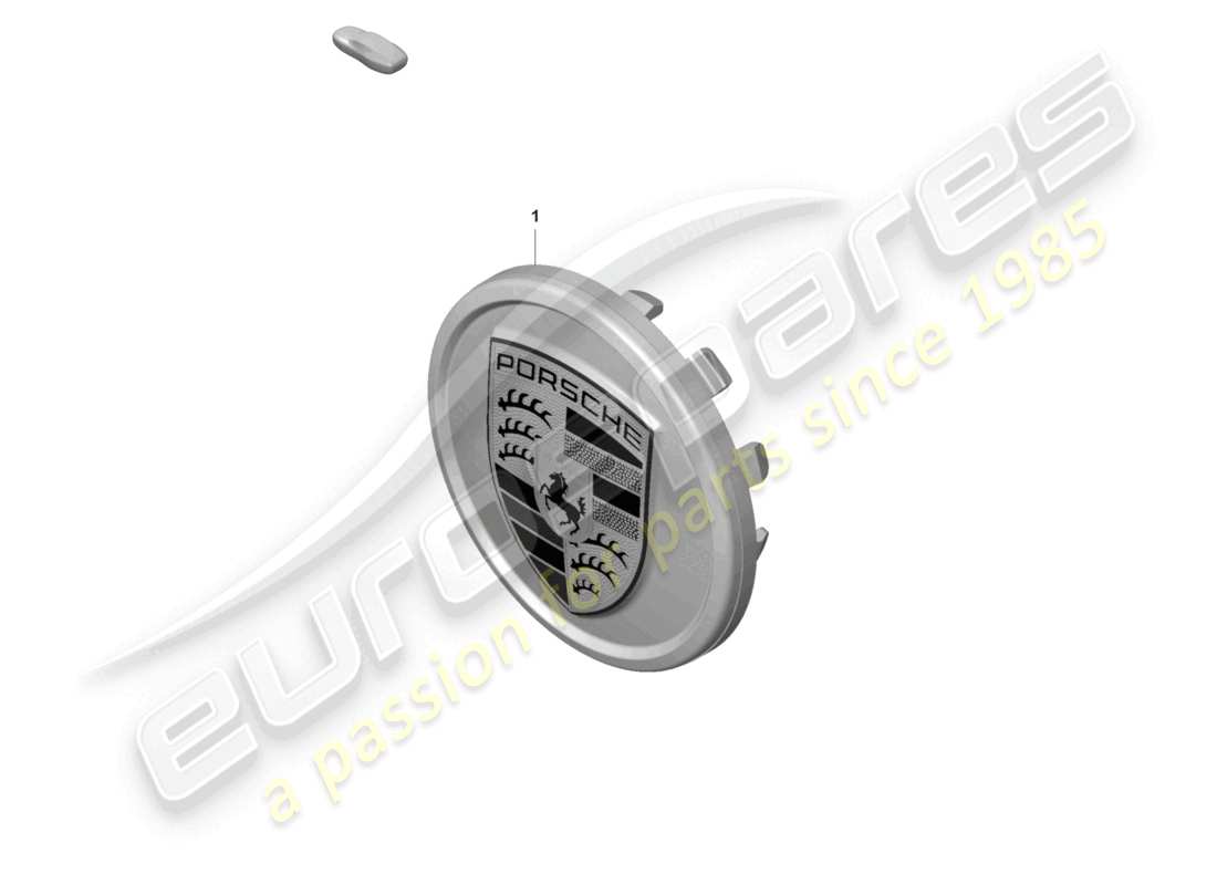 porsche 2020 (taycan 9j1-1) hub cap part diagram