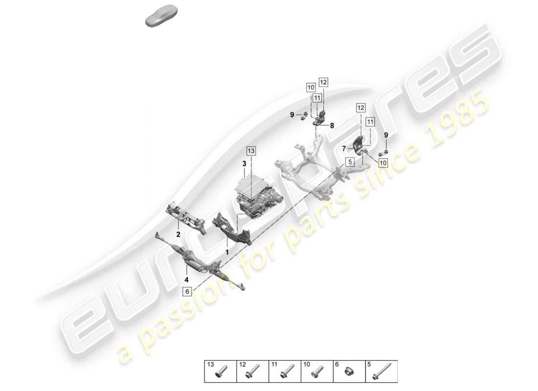 part diagram containing part number paf910491