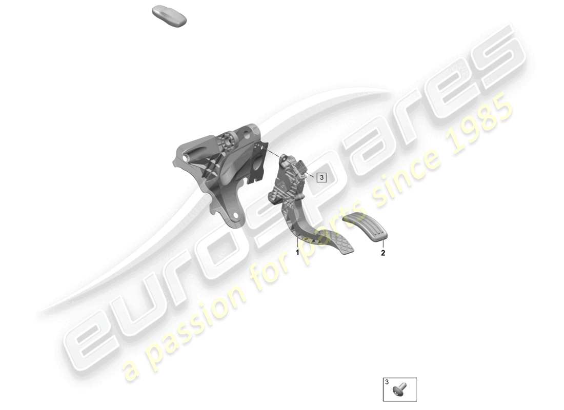 porsche 2024 (macan-e) accelerator pedal throttle control part diagram