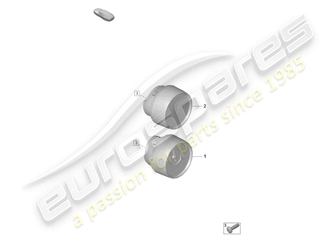 porsche 2022 (taycan 9j1-1) additional instruments part diagram