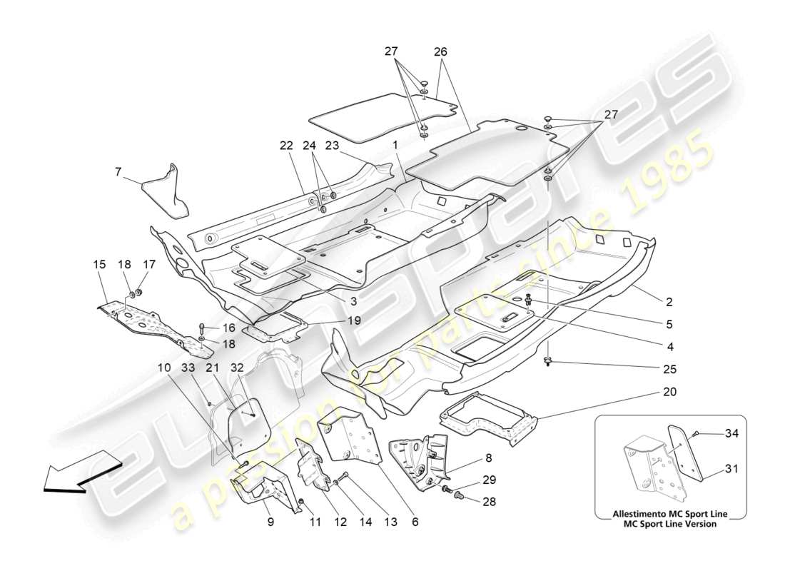 part diagram containing part number 83643516