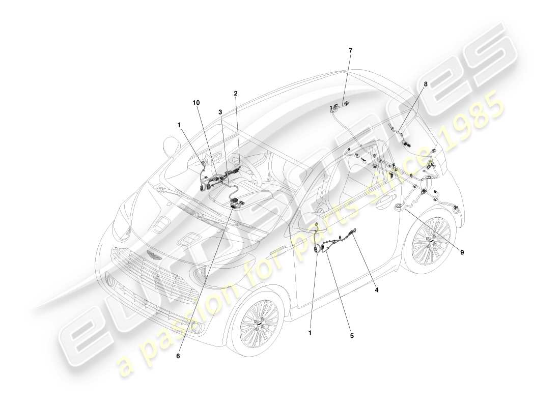 part diagram containing part number ay2y-14405-ab