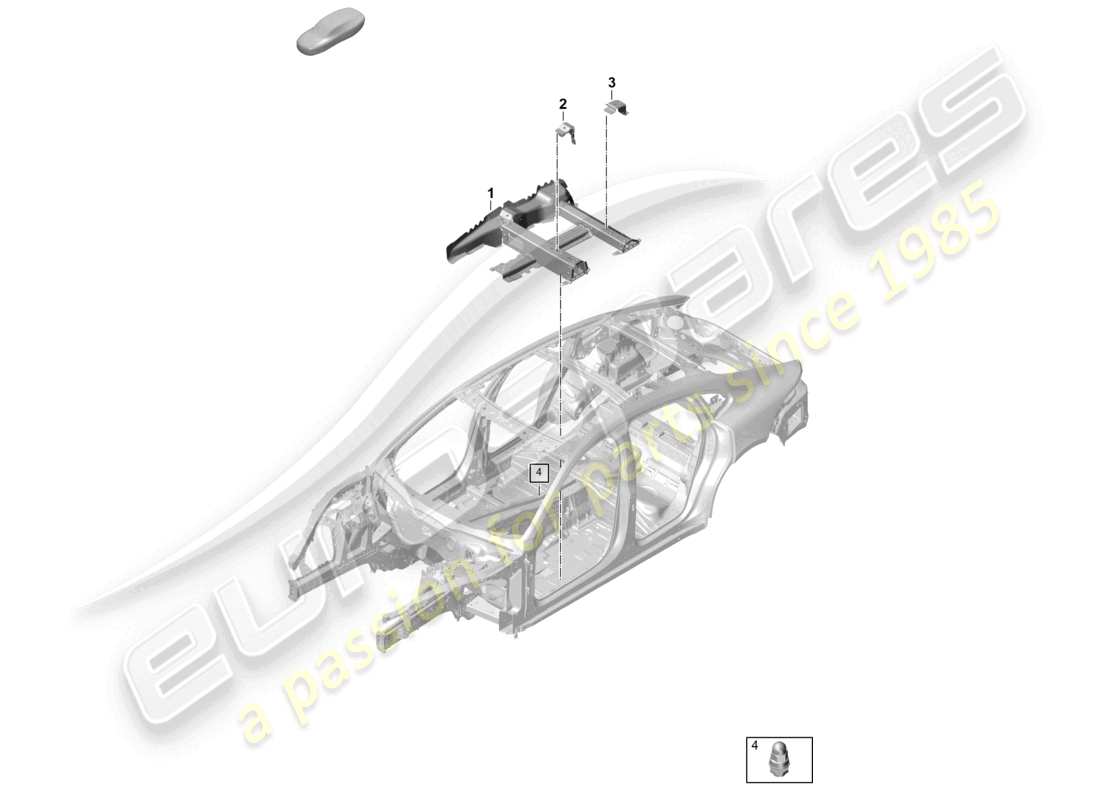 VIEW PARTS DIAGRAMS FROM THE PORSCHE PANAMERA PARTS CATALOGUE a part diagram from the porsche panamera parts catalogue