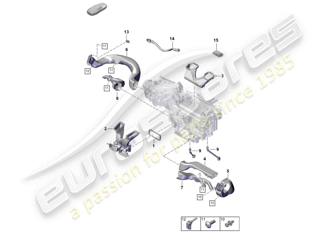 part diagram containing part number n10549603