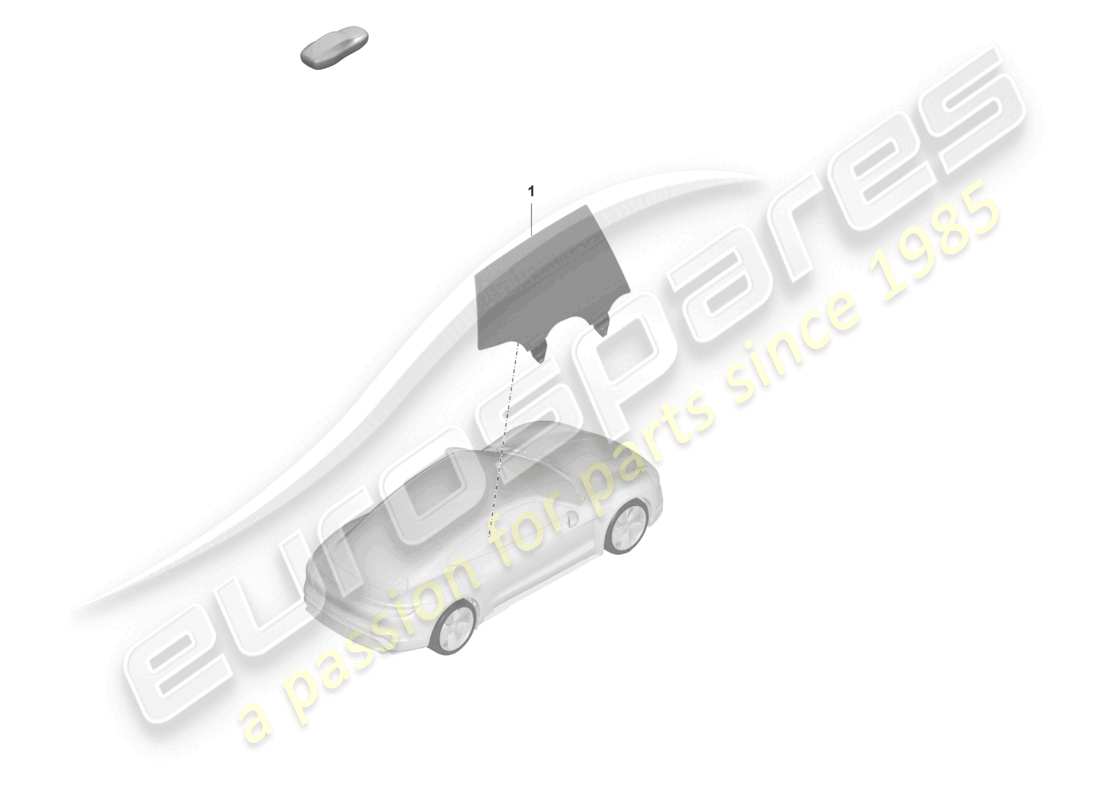 a part diagram from the porsche taycan parts catalogue