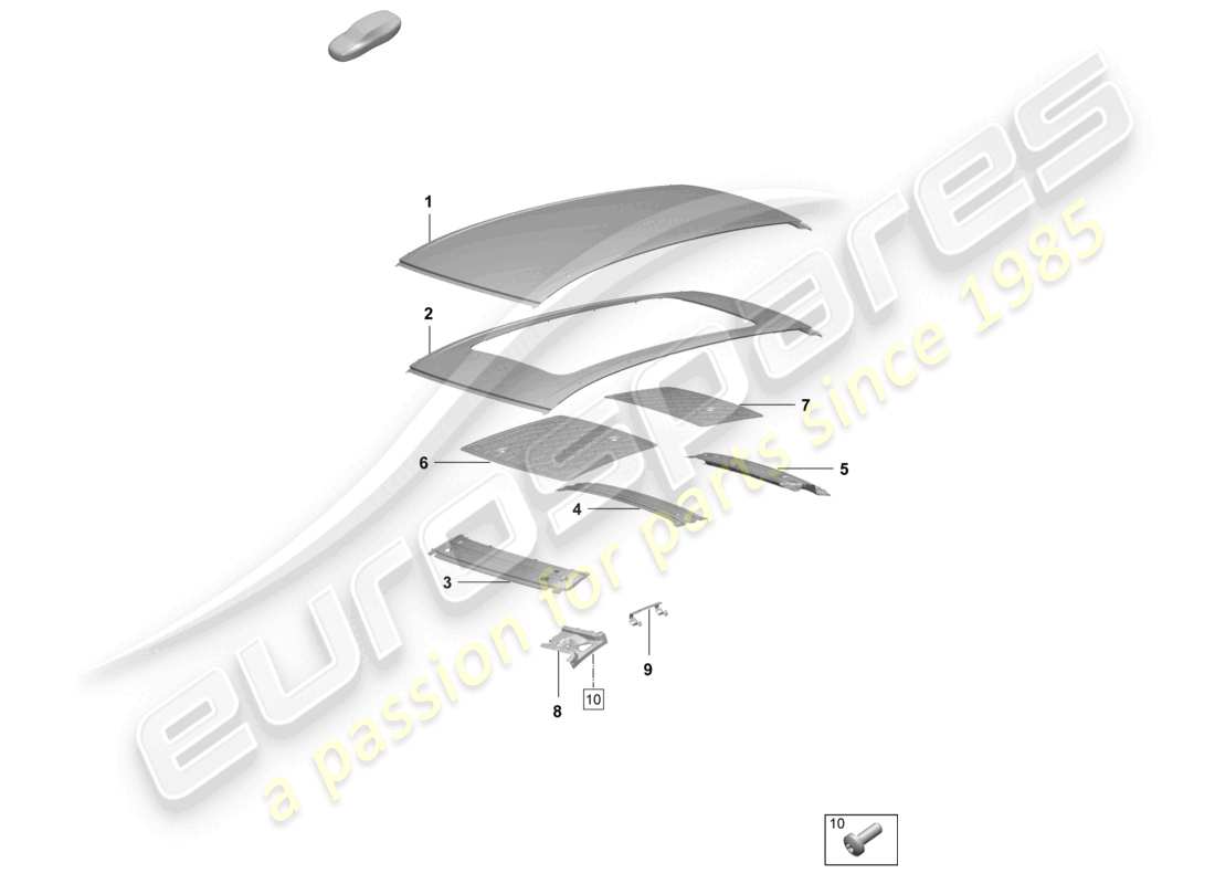 part diagram containing part number paf912524