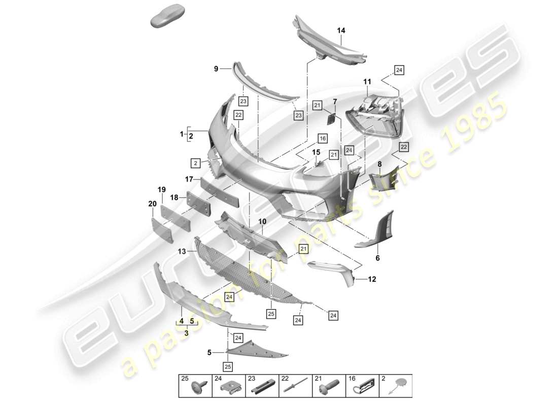 VIEW PARTS DIAGRAMS FROM THE PORSCHE CAYMAN PARTS CATALOGUE a part diagram from the porsche cayman parts catalogue