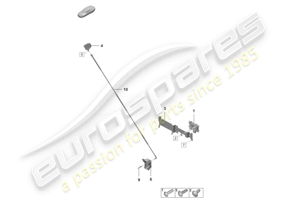 VIEW PARTS DIAGRAMS FROM THE PORSCHE 992 PARTS CATALOGUE a part diagram from the porsche 992 parts catalogue