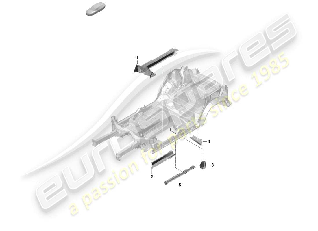 VIEW PARTS DIAGRAMS FROM THE PORSCHE CAYENNE PARTS CATALOGUE a part diagram from the porsche cayenne parts catalogue