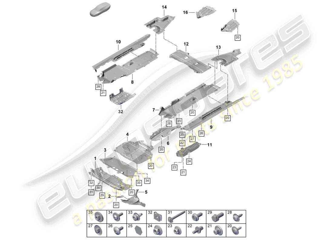 part diagram containing part number paf00072900