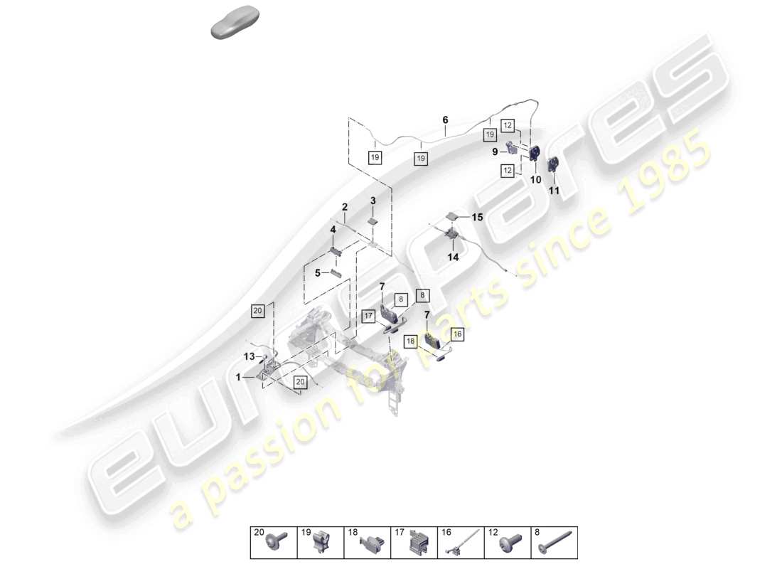 part diagram containing part number pab823633