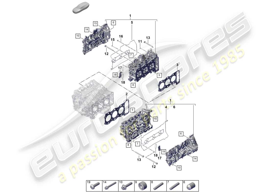 a part diagram from the Porsche 2026 (992-2) parts catalogue