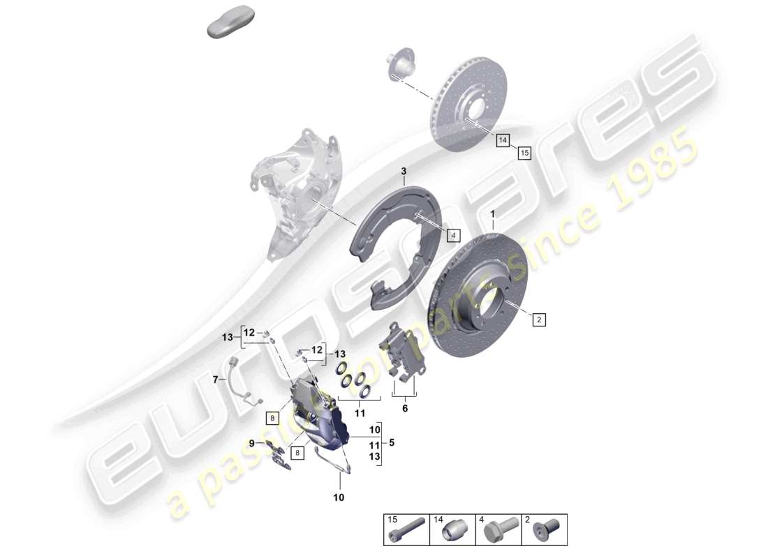 part diagram containing part number 992615611b
