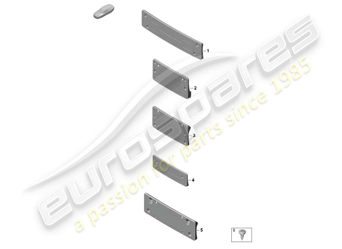 VIEW PARTS DIAGRAMS FROM THE PORSCHE 992 PARTS CATALOGUE a part diagram from the porsche 992 parts catalogue