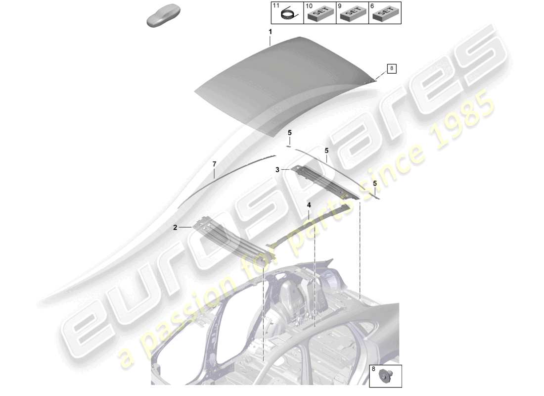 part diagram containing part number 9y3817961eygrv