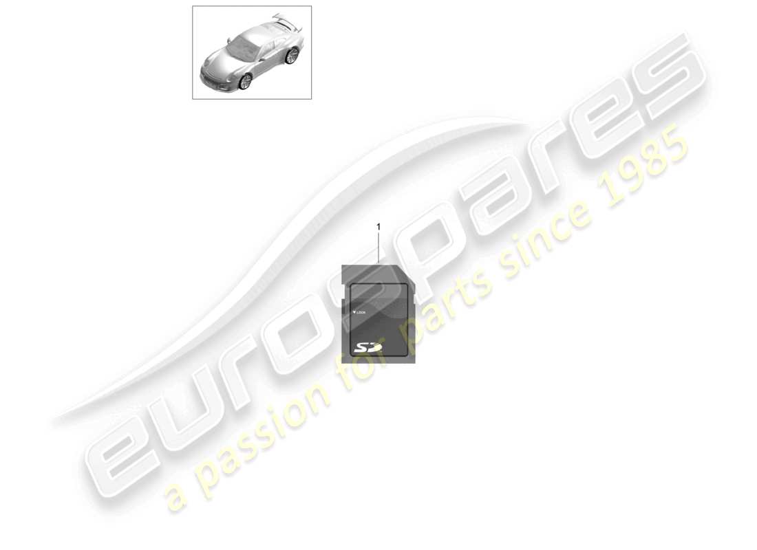 VIEW PARTS DIAGRAMS FROM THE PORSCHE 991 PARTS CATALOGUE a part diagram from the porsche 991 parts catalogue