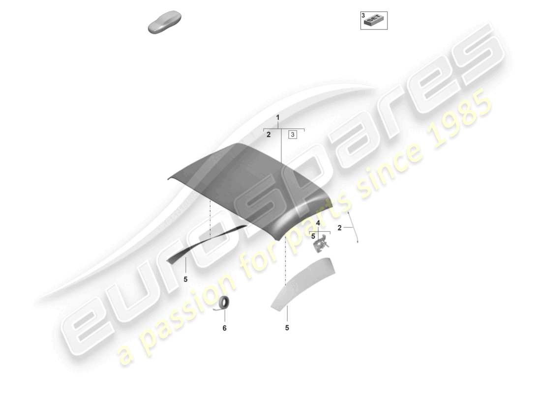 VIEW PARTS DIAGRAMS FROM THE PORSCHE 992 PARTS CATALOGUE a part diagram from the porsche 992 parts catalogue