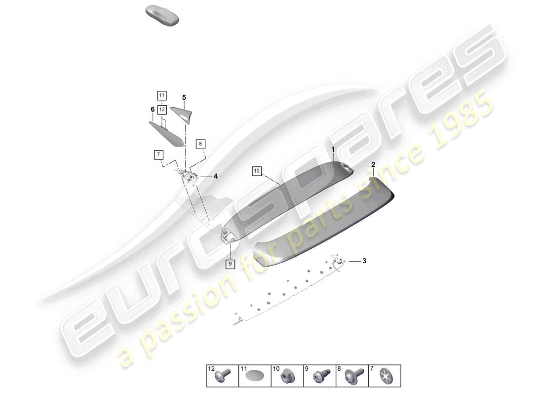 part diagram containing part number paf009113a